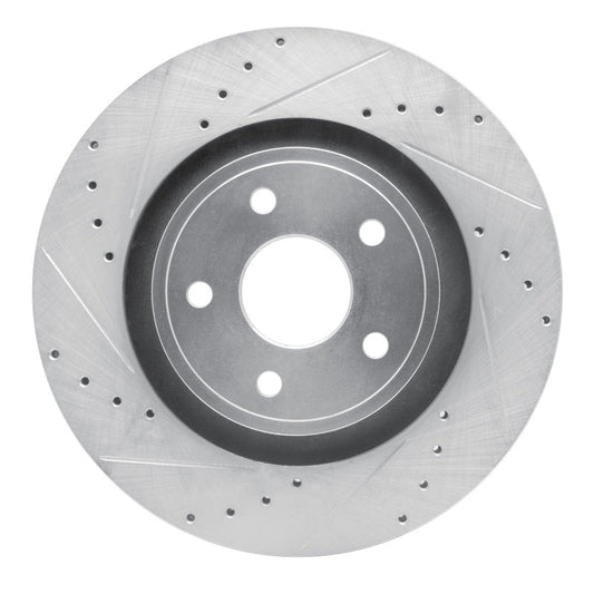 DFC D&S Silver Brake Rotor (FRONT LEFT): Jeep Grand Cherokee (06-10)