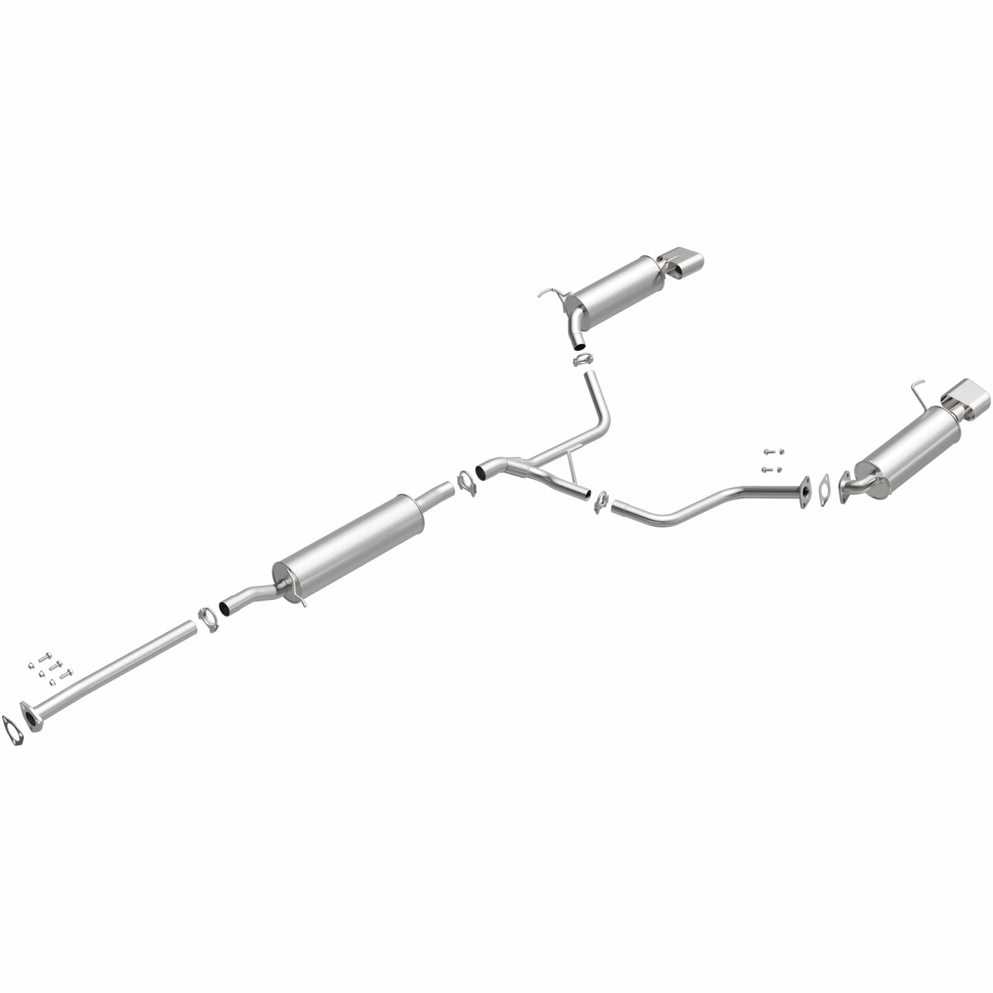 BRExhaust 2004-2006 Acura MDX 3.5L Direct-Fit Replacement Exhaust System