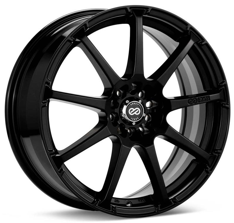 Enkei EDR9 Matte Black | 17x8" +38mm | 5x100/114.3mm Wheel
