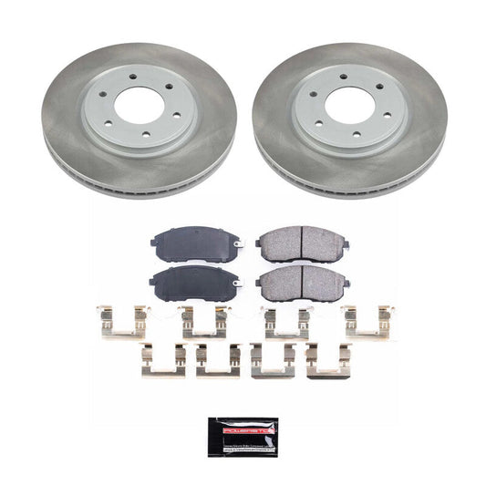 PowerStop 07-13 Nissan Altima Front Semi-Coated Rotor Kit (SC241)