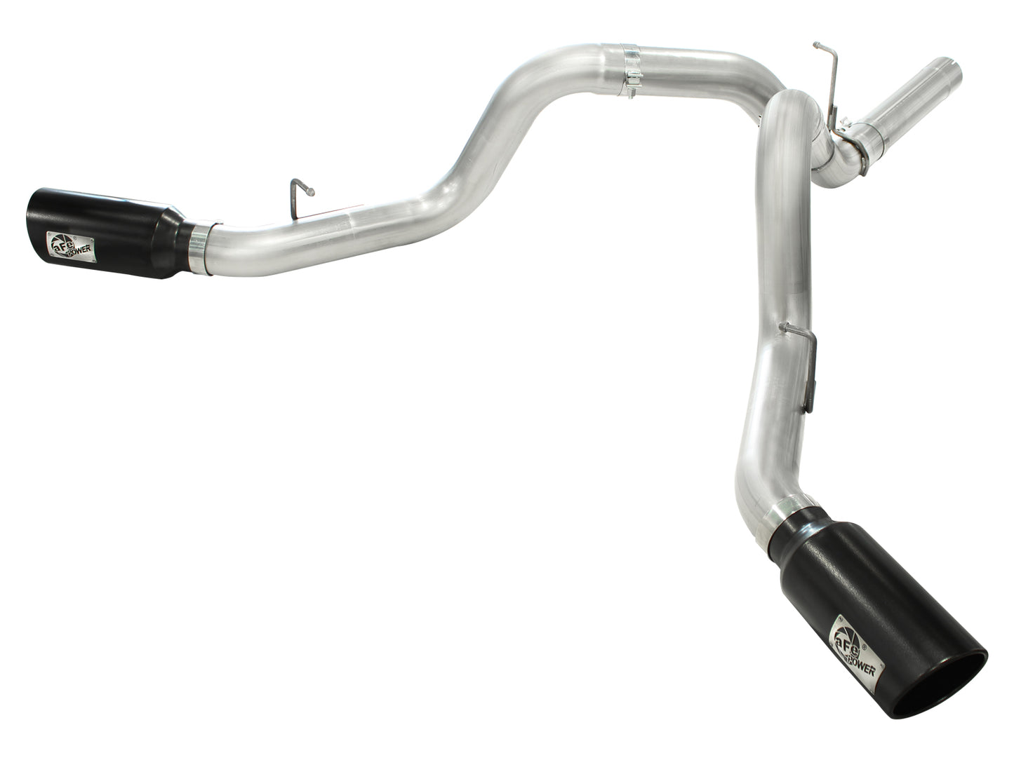 aFe MACHForce XP Dual Split DPF Back Exhaust | GM 11-19 2500/3500 HD V8-6.6L (49-04043-B)
