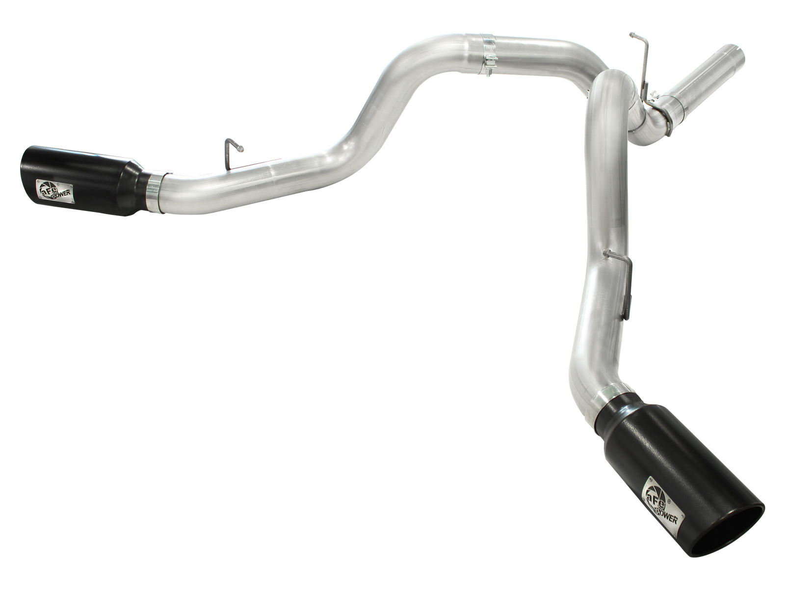 aFe MACHForce XP Dual Split DPF Back Exhaust | GM 11-19 2500/3500 HD V8-6.6L (49-04043-B)
