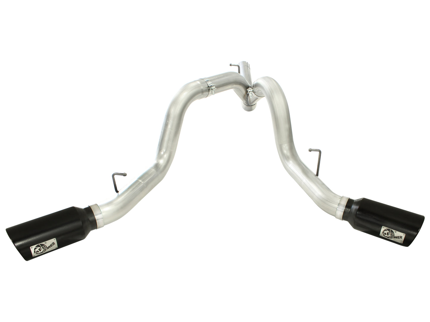 aFe MACHForce XP Dual Split DPF Back Exhaust | GM 11-19 2500/3500 HD V8-6.6L (49-04043-B)