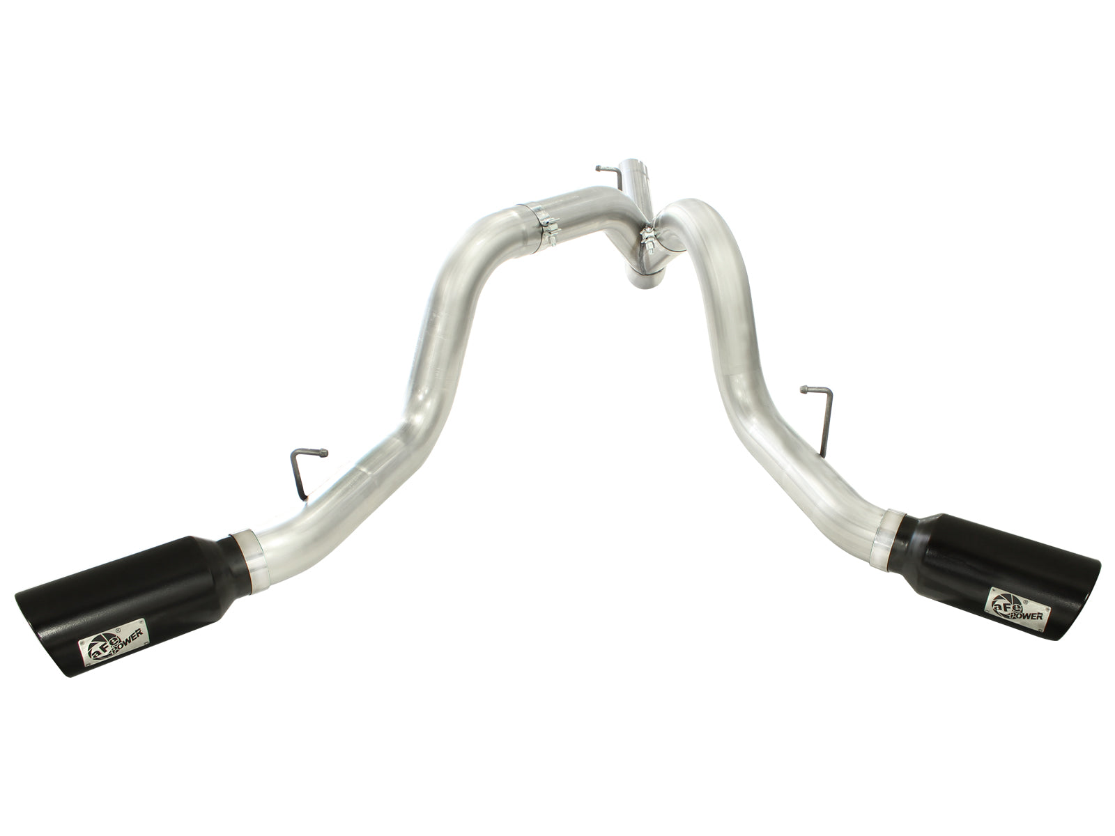 aFe MACHForce XP Dual Split DPF Back Exhaust | GM 11-19 2500/3500 HD V8-6.6L (49-04043-B)