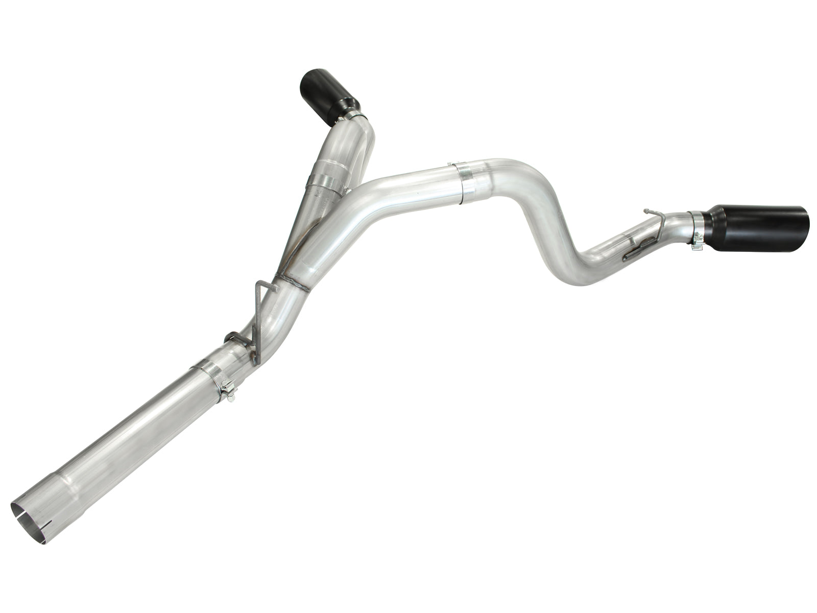aFe MACHForce XP Dual Split DPF Back Exhaust | GM 11-19 2500/3500 HD V8-6.6L (49-04043-B)