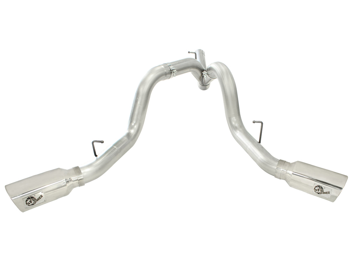 aFe MACHForce XP Dual DPF Back Exhaust | GM Diesel 11-19 (49-04043-P)