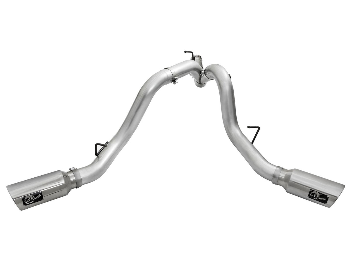 aFe Atlas DPF-Back Exhaust 4in Dual Steel | GM Truck 15-19 (49-04080-P)