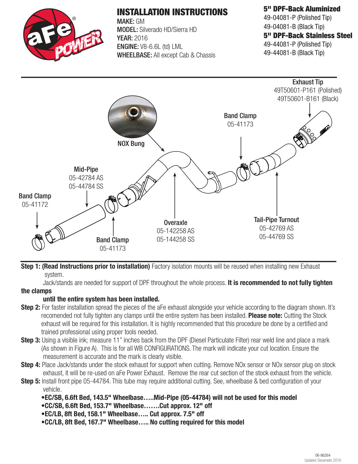 aFe Atlas DPF-Back Exhaust | GM Silverado/Sierra 15-19 (49-04081-B)