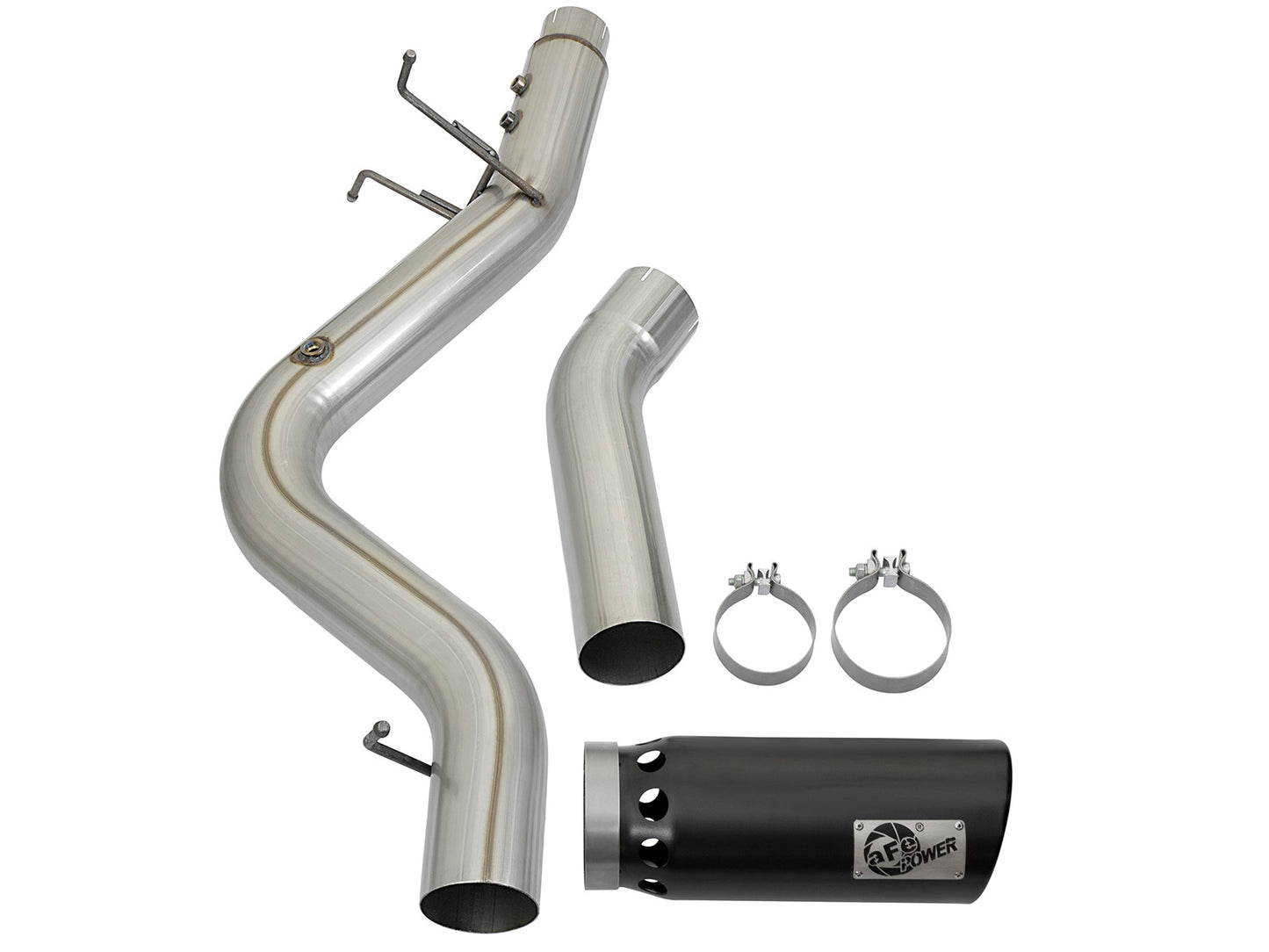 aFe ATLAS 5in DPF-Back Steel Exhaust | GM Diesel Trucks (15-19) (49-04085-B)