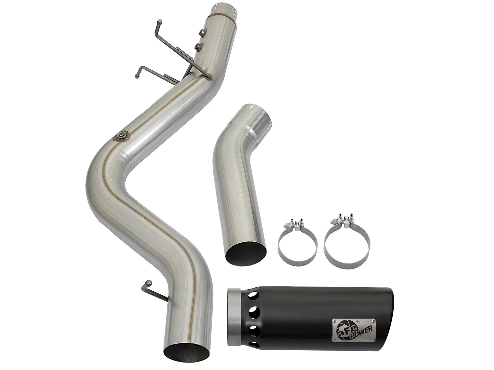 aFe ATLAS 5in DPF-Back Steel Exhaust | GM Diesel Trucks (15-19) (49-04085-B)