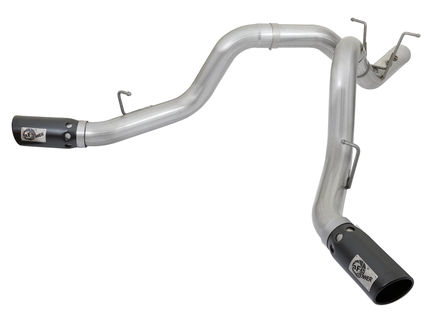 aFe 4in DPF-Back Alum Steel Exhaust | Chevy Silverado/GMC Sierra 15-19 (49-04086-B)