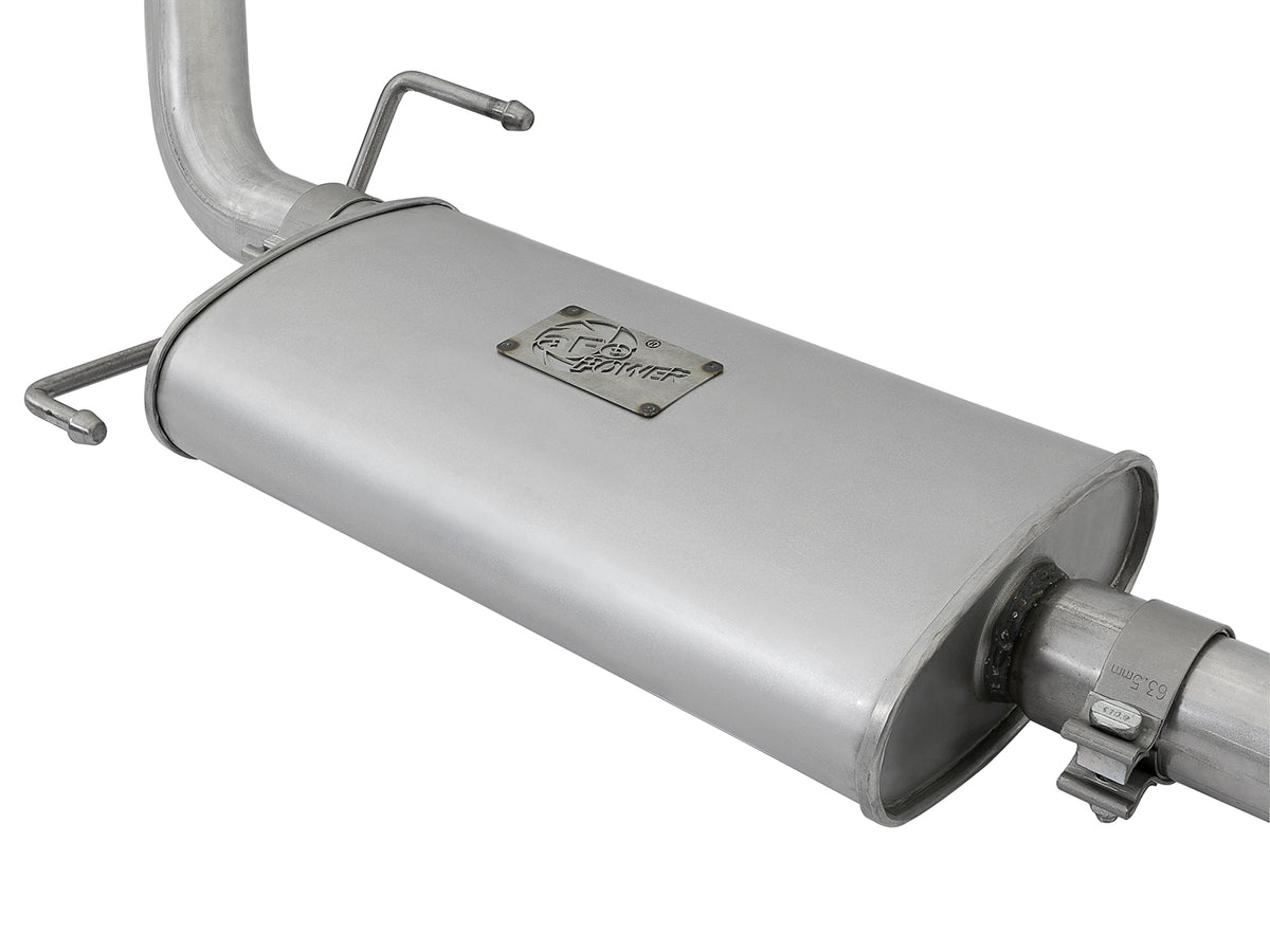 aFe Scorpion 2.5in Alum Steel Cat-Back Exhaust w/ Polished Tips | Toyota FJ Cruiser V6 4.0L (07-17) (49-06039-P)