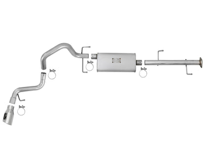 aFe Scorpion 2.5in Alum Steel Cat-Back Exhaust w/ Polished Tips | Toyota FJ Cruiser V6 4.0L (07-17) (49-06039-P)