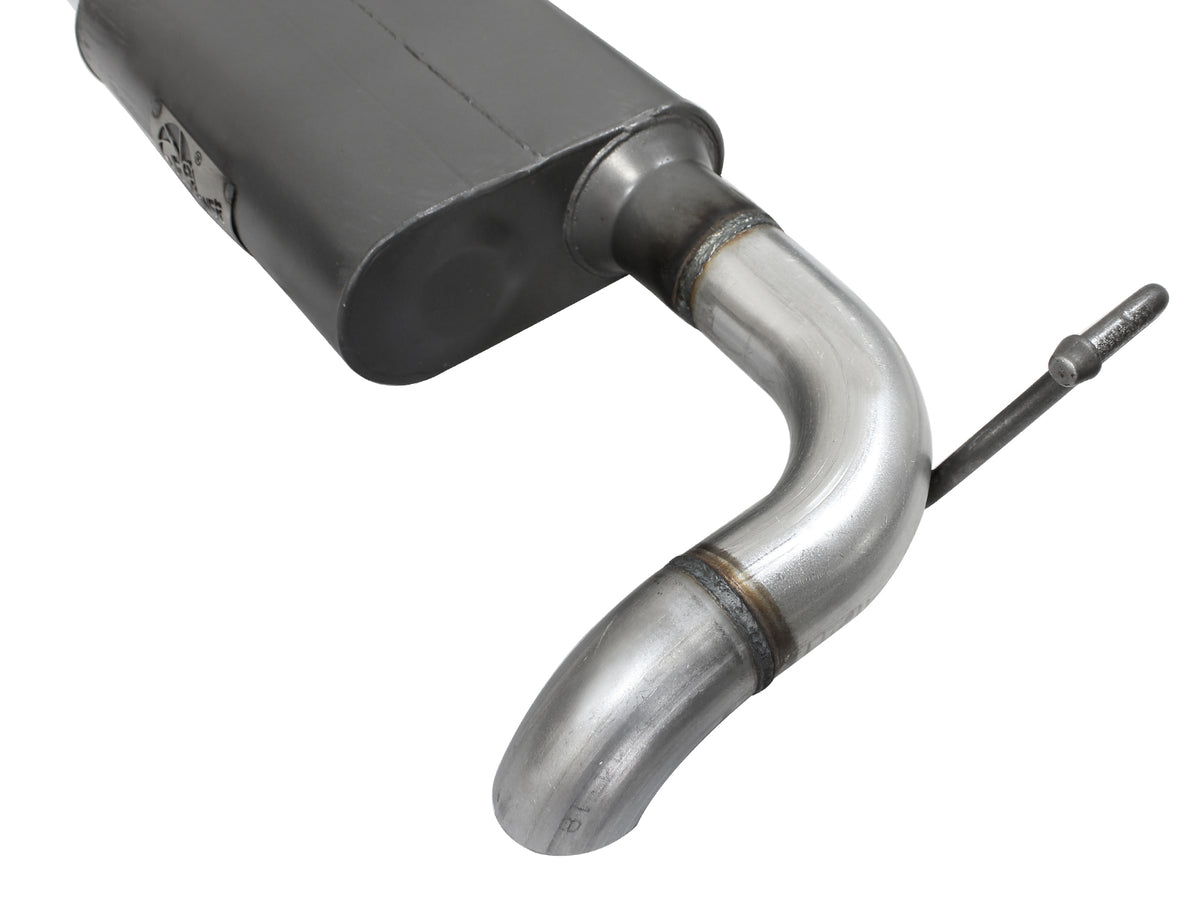 aFe 2.5in Aluminized Steel Cat-Back Hi-Tuck Exhaust | Jeep Wrangler JK 3.6/3.8 (07-18) (49-08043)