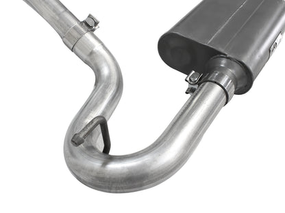 aFe 2.5in Aluminized Steel Cat-Back Hi-Tuck Exhaust | Jeep Wrangler JK 3.6/3.8 (07-18) (49-08043)