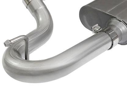 aFe 2.5in Aluminized Steel Cat-Back Exhaust | Jeep Wrangler V6 3.6/3.8L (07-17) (49-08044-1P)