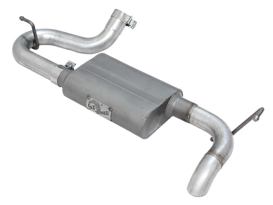aFe 2.5in Aluminized Steel Axle-Back Hi-Tuck Exhaust | Jeep Wrangler F&R (07-17) (49-08046)