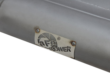 aFe 2.5in Aluminized Steel Axle-Back Hi-Tuck Exhaust | Jeep Wrangler F&R (07-17) (49-08046)