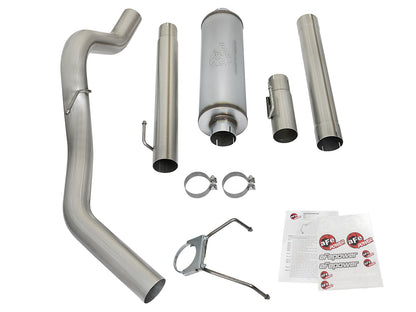 aFe Large Bore-HD 4in 409 SS Cat-Back Exhaust w/o Tip | Dodge 03-04 (49-12005)