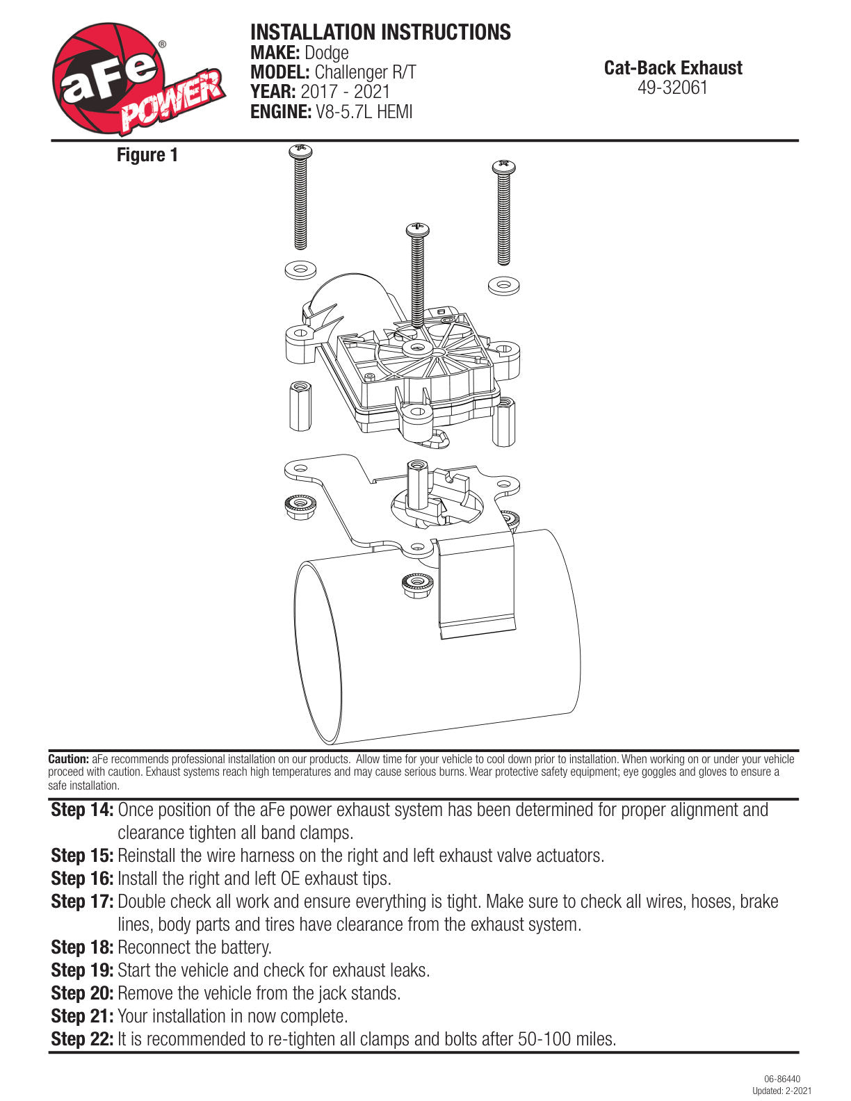aFe MACH Force-Xp 304 SS Cat-Back Exhaust | Dodge Challenger R/T (17-19) (49-32061)