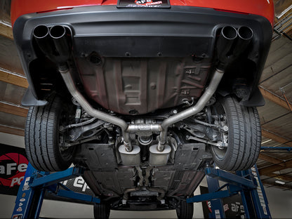 aFe 2-1/2in SS Cat-Back Exhaust | Dodge Challenger V6 (15-21) (49-32067-B)