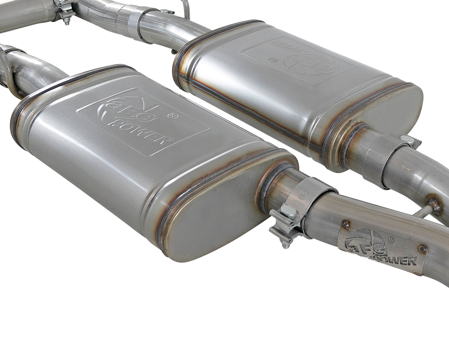 aFe MACH Force-Xp 2.5in SS Cat-Back Exhaust | Dodge Challenger V6 (15-19) (49-32067-P)