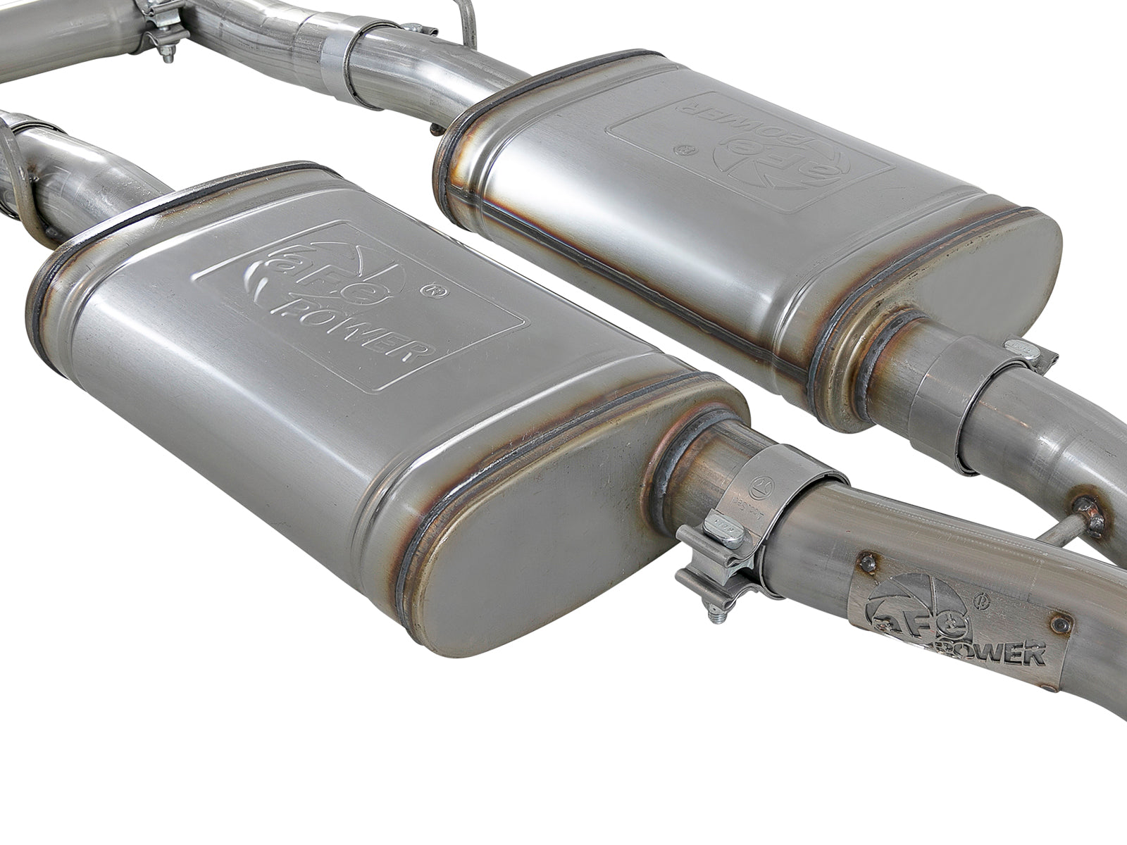 aFe MACH Force-Xp 2.5in SS Cat-Back Exhaust | Dodge Challenger V6 (15-19) (49-32067-P)