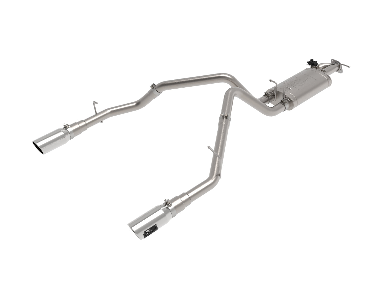 aFe Gemini XV 3in SS Cat-Back Exhaust w/ Cut-Out Polished Tips | Ram 1500 (19-21) (49-32081-P)