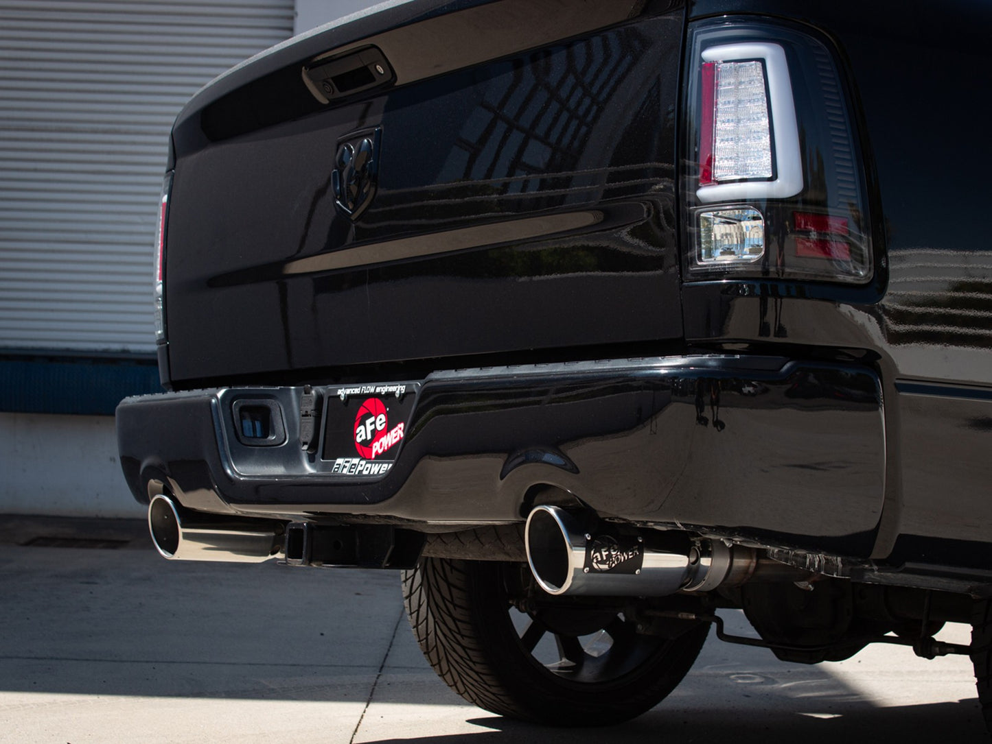 aFe Gemini XV 3in SS D&S Cat-Back Exhaust w/ Cut-Out Polished Tips | Ram 1500 (11-18) (49-32083-P)