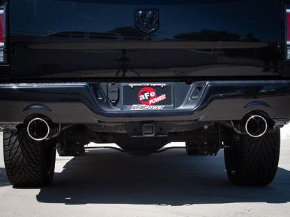 aFe Gemini XV 3in SS D&S Cat-Back Exhaust w/ Cut-Out Polished Tips | Ram 1500 (11-18) (49-32083-P)