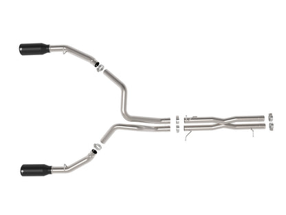 aFe Power 2025 Dodge RAM 1500 Vulcan Series 304 Stainless Steel Cat-Back Exhaust System w/ Black Tip (49-32087-B)