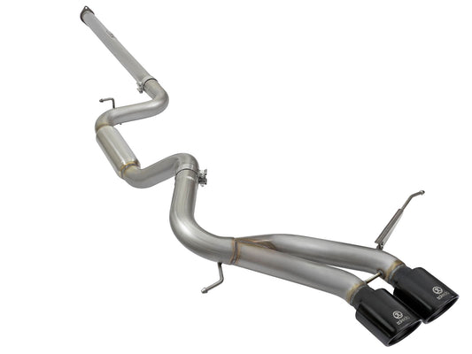 aFe Takeda 3in SS Cat-Back Exhaust w/ Black Tips | Ford Focus ST (13-16) (49-33083-B)