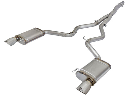 aFe MACH Force-Xp 3-2.5in SS Cat-Back Exhaust | Ford Mustang EcoBoost (15-23) (49-33084-P)