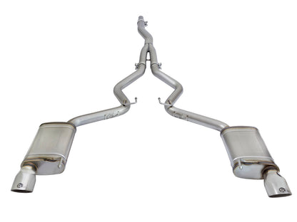 aFe MACH Force-Xp 3-2.5in SS Cat-Back Exhaust | Ford Mustang EcoBoost (15-23) (49-33084-P)