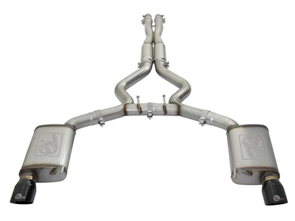 aFe MACH Force-Xp 3in SS Loud Tone Cat-Back | Ford Mustang V6/5.0L (15-17) (49-33087-B)