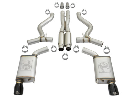 aFe MACH Force-Xp 3in SS Loud Tone Cat-Back | Ford Mustang V6/5.0L (15-17) (49-33087-B)