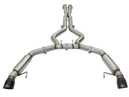 aFe 3in SS Sport Tone Cat-Back Exhaust | Ford Mustang V6/V8 (15-17) (49-33088-B)