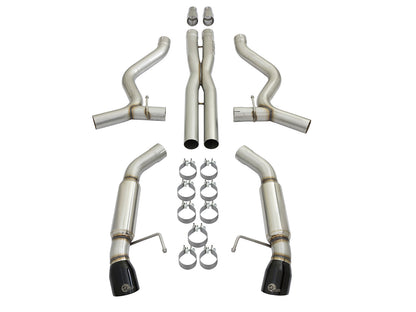 aFe 3in SS Sport Tone Cat-Back Exhaust | Ford Mustang V6/V8 (15-17) (49-33088-B)