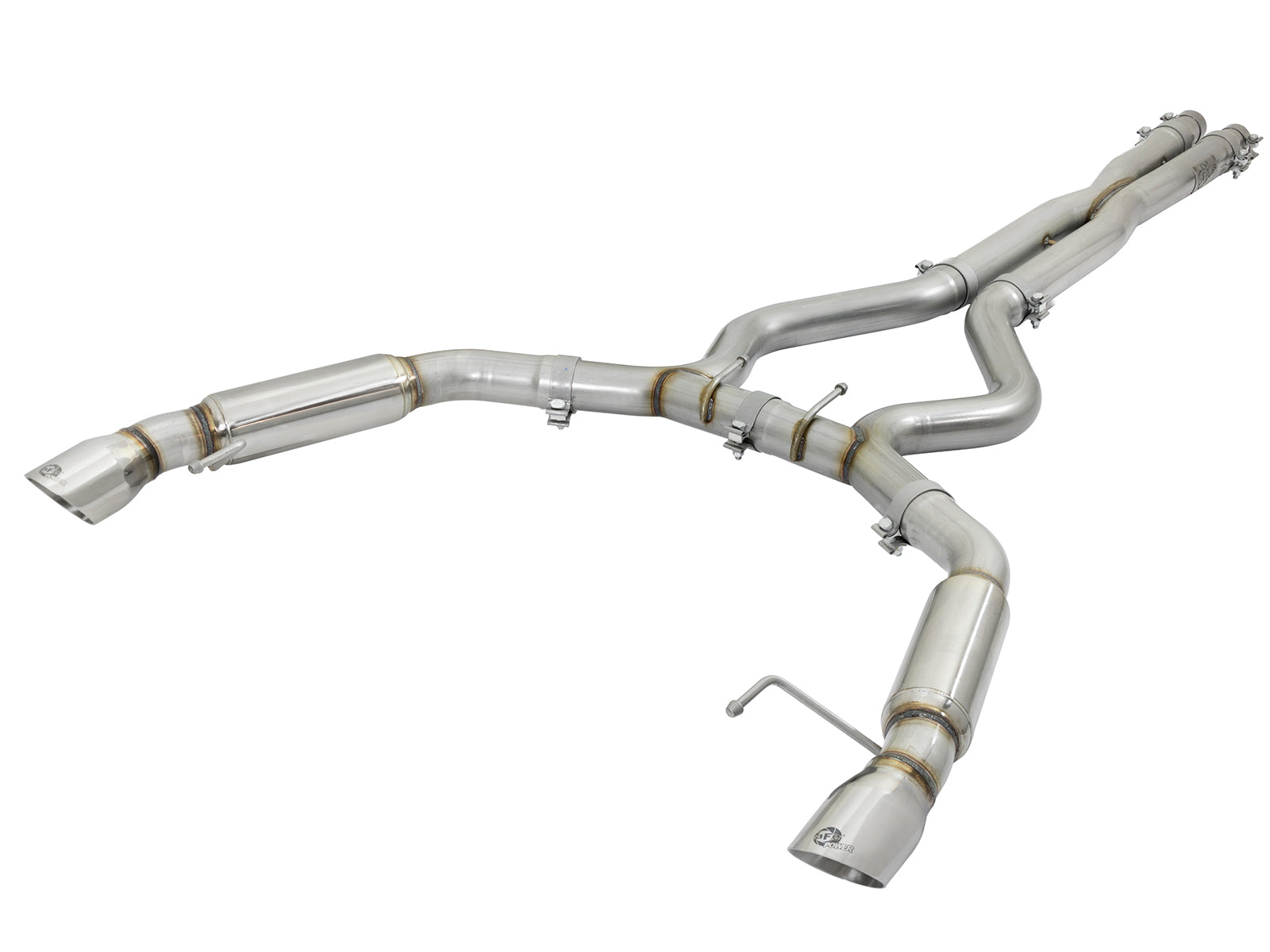 aFe MACH Force-Xp 3in SS Cat-Back Exhaust | Ford Mustang V6/V8 (15-17) (49-33088-P)