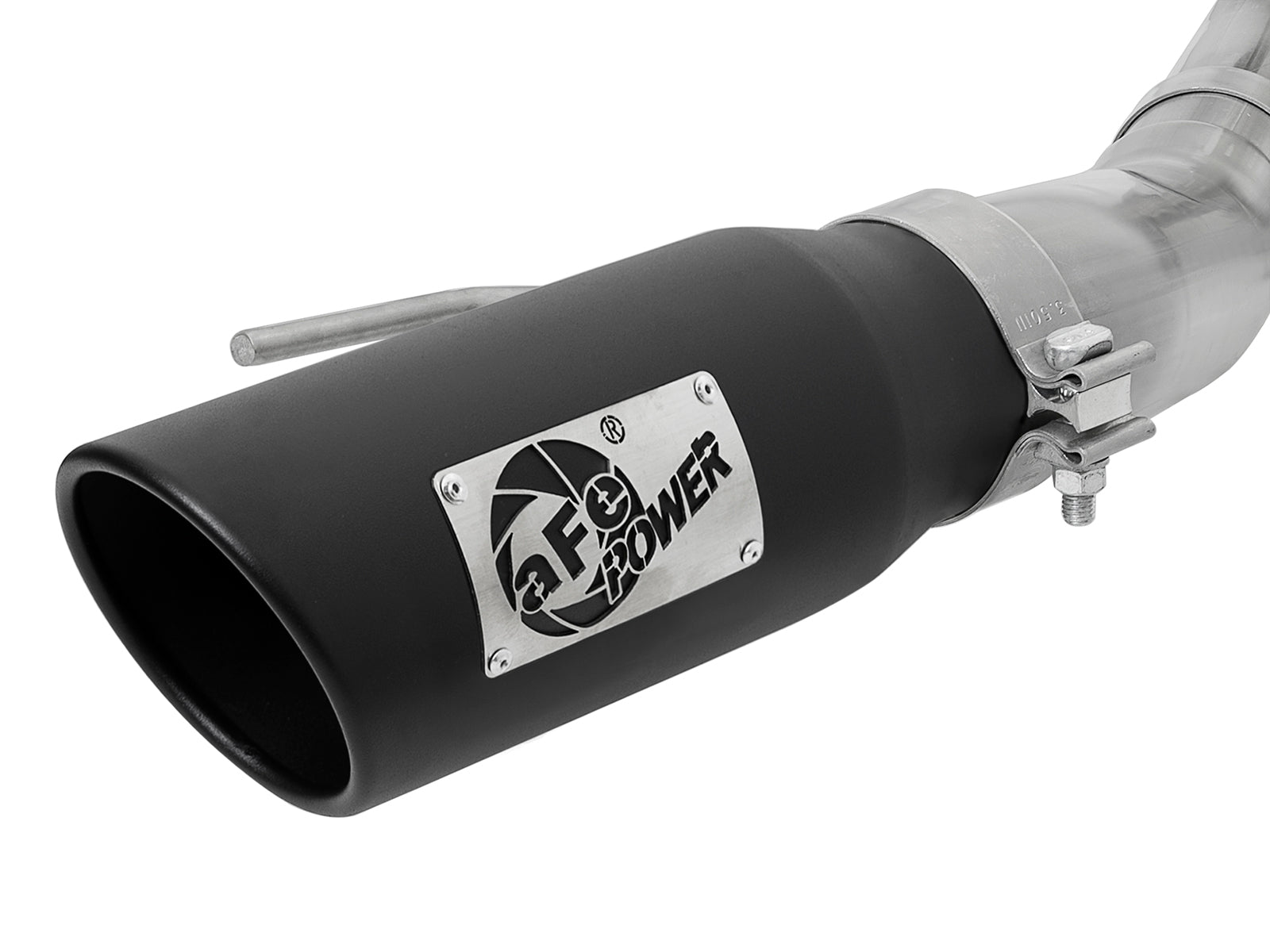 aFe 3in to 3-1/2in SS Rebel D&S Cat-Back Exhaust | F-150 Raptor (17-18) (49-33094-B)