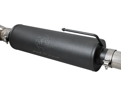 aFe 3in to 3-1/2in SS Rebel D&S Cat-Back Exhaust | F-150 Raptor (17-18) (49-33094-B)
