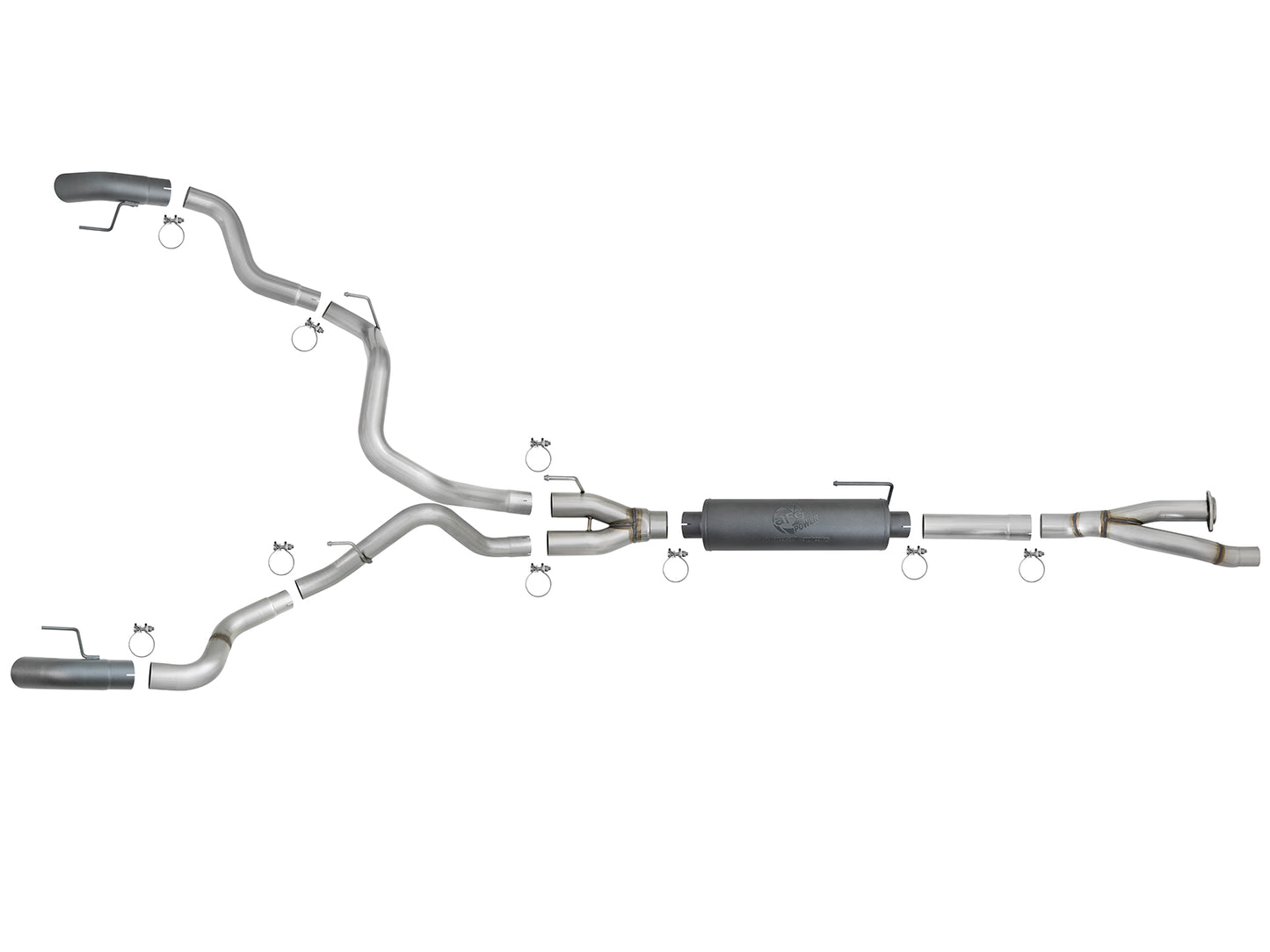aFe Mach Force-Xp Cat-Back Exhaust | Ford F-150 Raptor V6-3.5L (17-20) (49-33095-B)