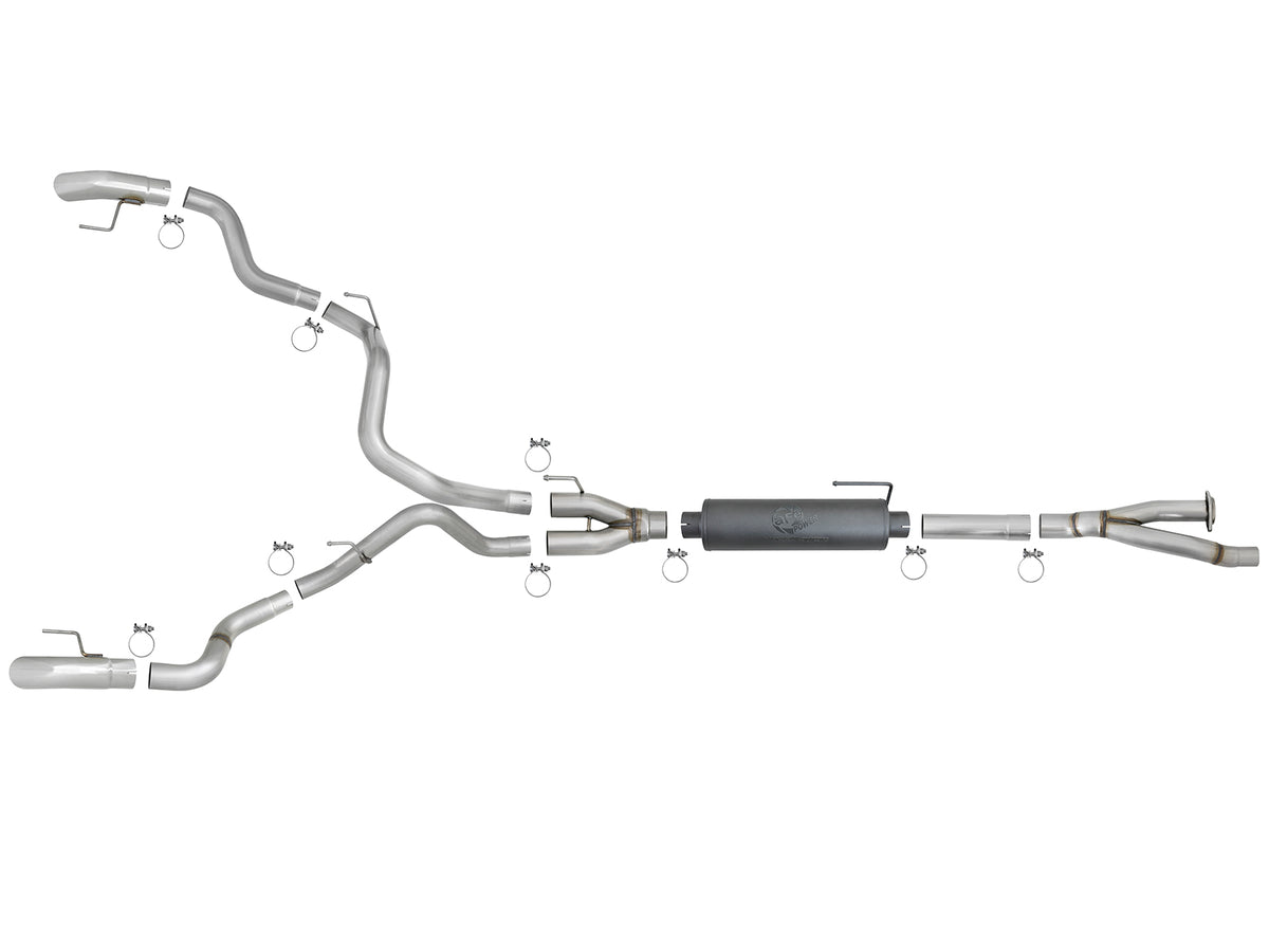 aFe 3in SS Hi-Tuck Cat-Back | Ford F-150 Raptor V6-3.5L (17-18) (49-33095-P)