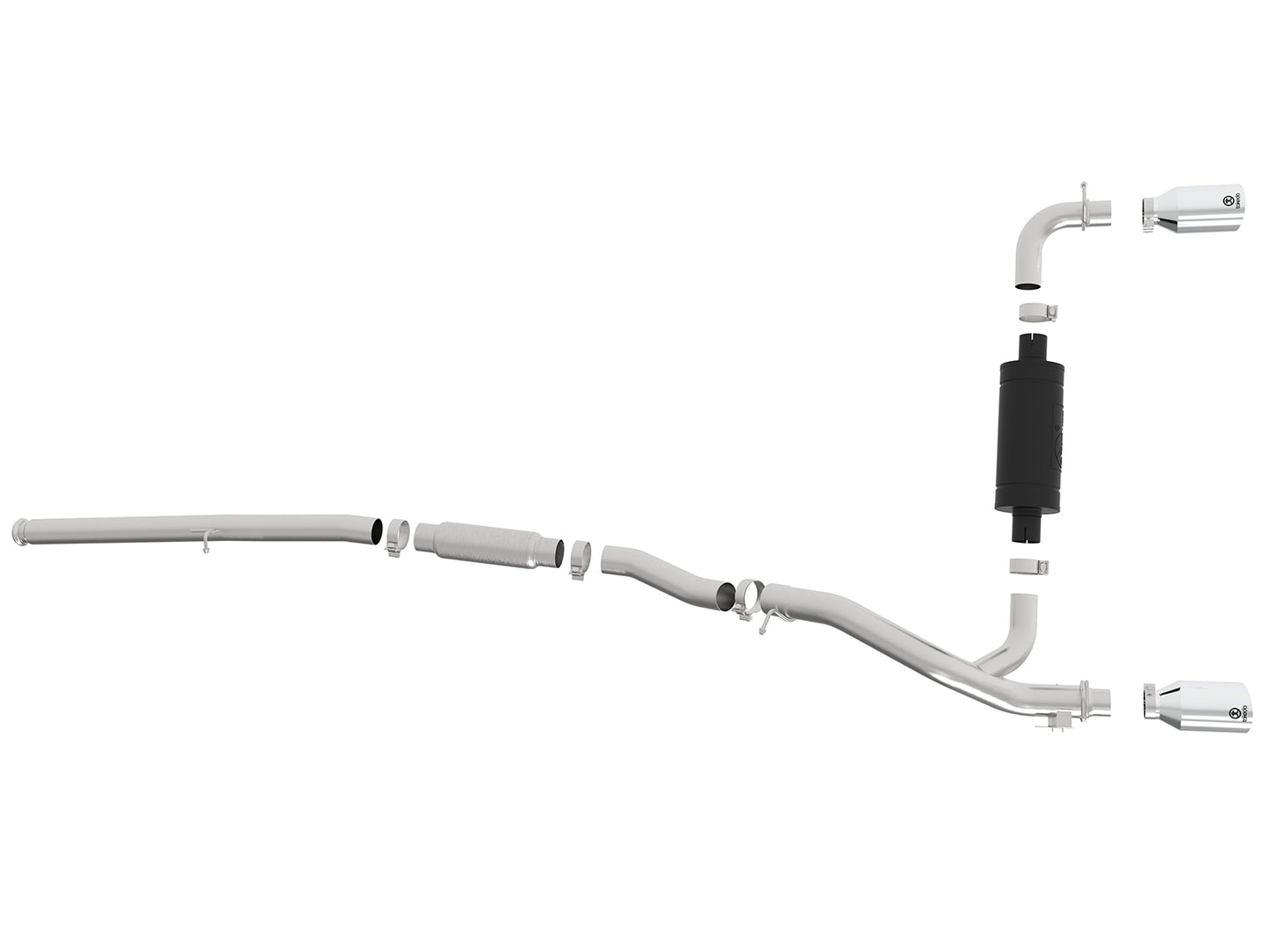 aFe Takeda 3in SS Cat-Back Exhaust | Ford Focus RS 2.3L (16-18) (49-33103-P)