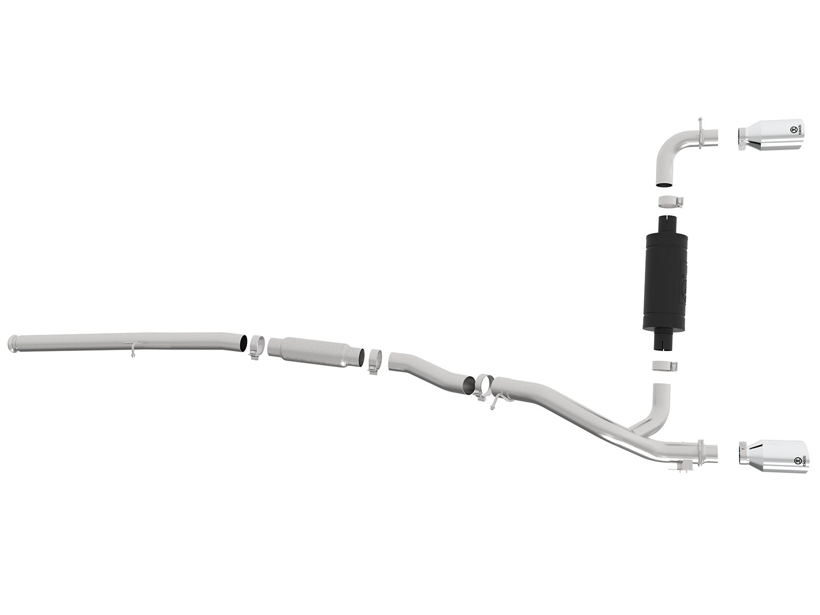 aFe Takeda 3in SS Cat-Back Exhaust | Ford Focus RS 2.3L (16-18) (49-33103-P)