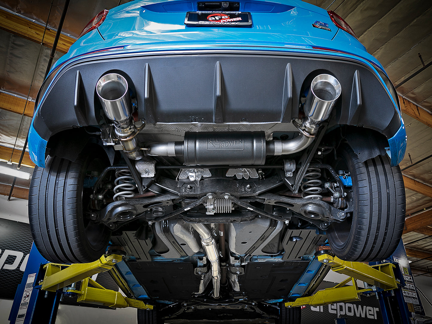 aFe Takeda 3in SS Cat-Back Exhaust | Ford Focus RS 2.3L (16-18) (49-33103-P)