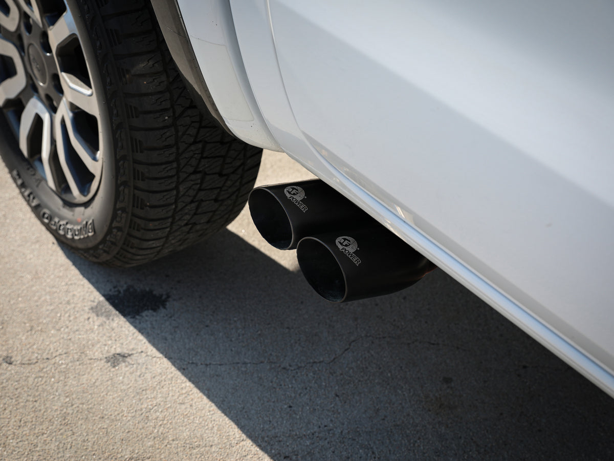 aFe 3in Cat-Back Exhaust Side Exit w/ Black Tips | Ford Ranger (19) (49-33111-B)
