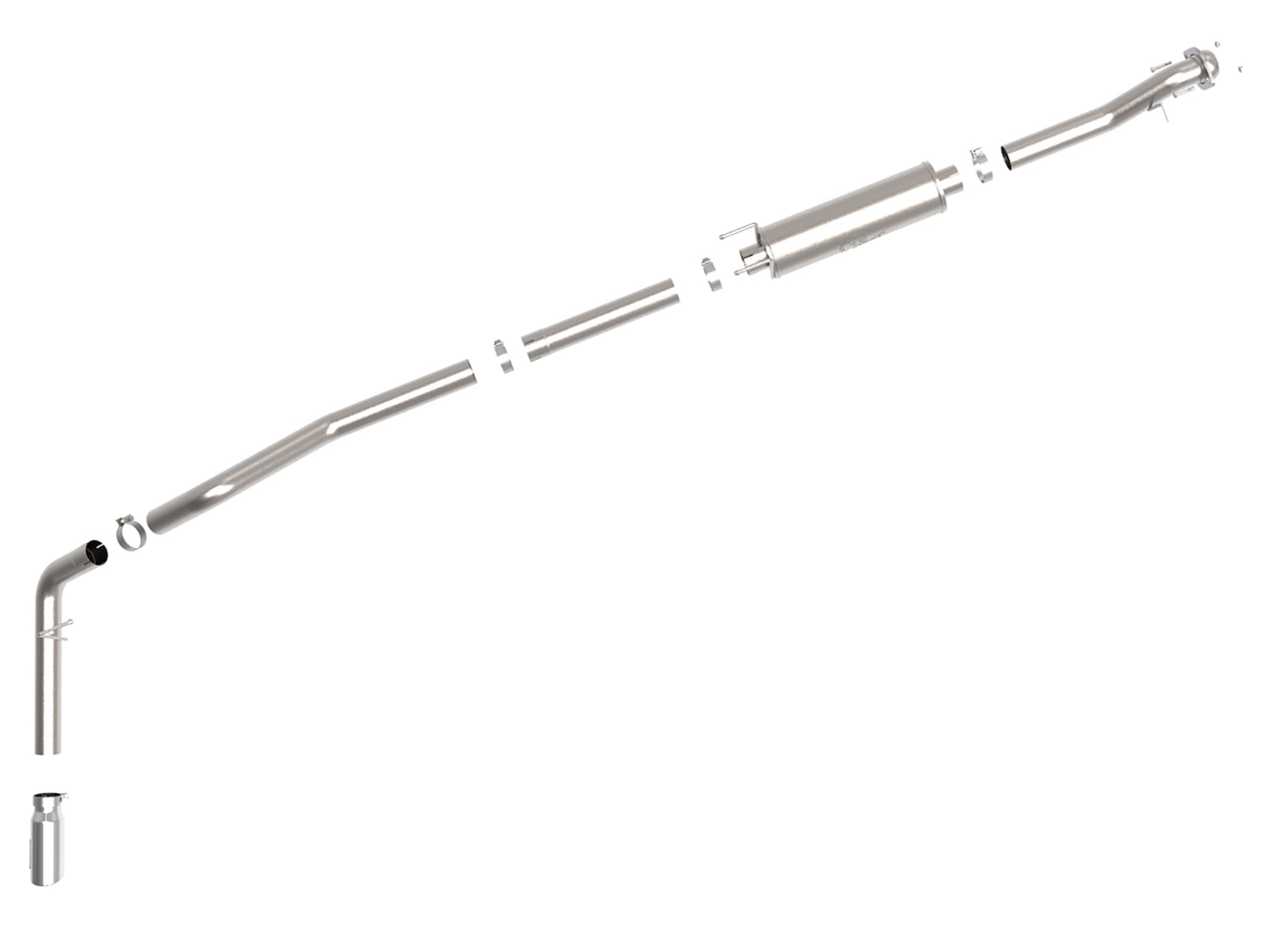 aFe Vulcan 3.5in SS Cat-Back Exhaust | Ford Transit V6 3.5 Twin Turbo (13-19) (49-33112-P)