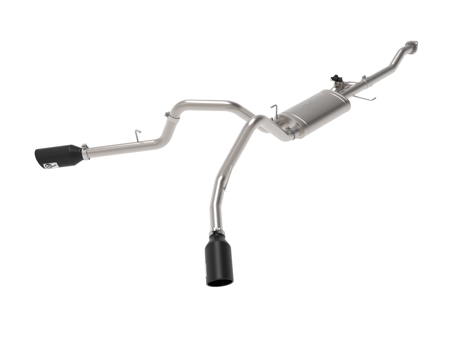 aFe Gemini XV 3in SS Cat-Back w/ Cut-Out | Ford F-150 V6 2.7/3.5L (20-21) (49-33123-B)