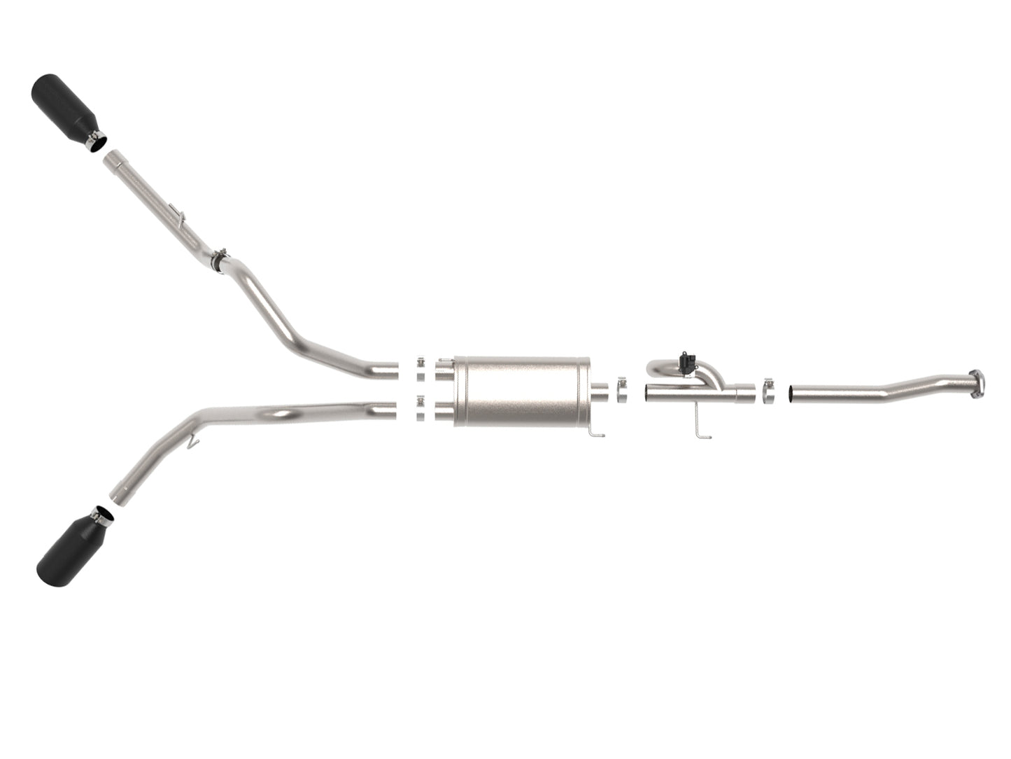 aFe Gemini XV 3in SS Cat-Back w/ Cut-Out | Ford F-150 V6 2.7/3.5L (20-21) (49-33123-B)